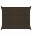 Sunshade Sail 160 g/m² Brown 2.5x4.5 m HDPE