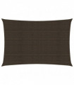 Sunshade Sail 160 g/m² Brown 2x4.5 m HDPE