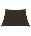 Sunshade Sail 160 g/m² Brown 4/5x3 m HDPE