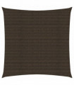 Sunshade Sail 160 g/m² Brown 7x7 m HDPE