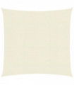Sunshade Sail 160 g/m² Cream 2.5x2.5 m HDPE
