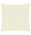 Sunshade Sail 160 g/m² Cream 3x3 m HDPE