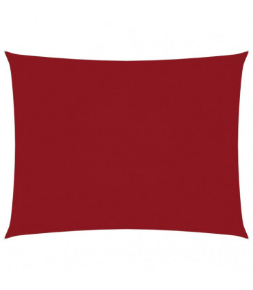 Sunshade Sail Oxford Fabric Rectangular 2x3.5 m Red