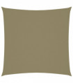 Sunshade Sail Oxford Fabric Square 3x3 m Beige