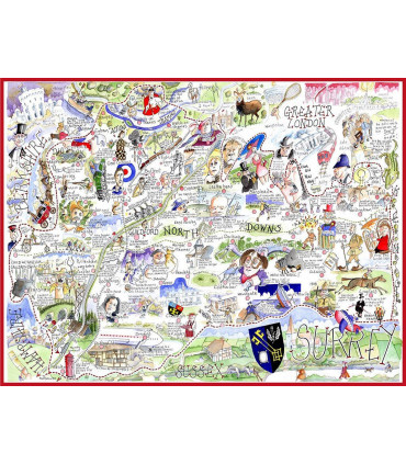 Surrey - Tim Bulmer 1000 piece Jigsaw