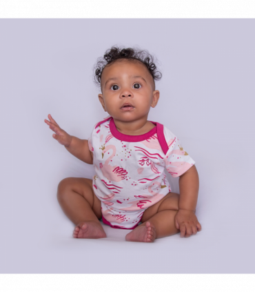 Swan Princess Pink Girls Sleep Suit & 2 Piece Vest Set