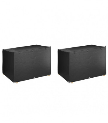 vidaXL Swing Bench Covers 2 pcs 12 Eyelets 215x150x130/150 cm Polyethylene