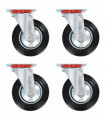 Swivel Casters 4 pcs 160 mm