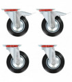 Swivel Casters 4 pcs 160 mm