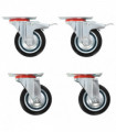 Swivel Casters 4 pcs 75 mm