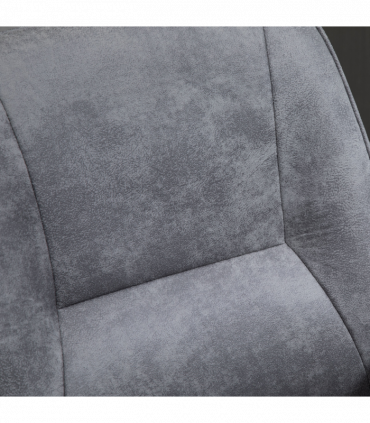 Swivel Computer Office Chair Mid Back Desk Chair for Home, Light Grey