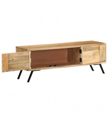 TV Cabinet 110x30x40 cm Solid Mango Wood