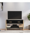 TV Cabinet Black 82x38x45 cm Engineered Wood