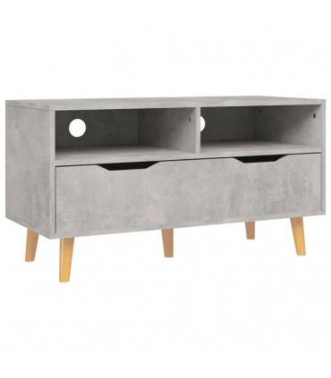 TV Cabinet Concrete Grey 90x40x48.5 cm Engineered Wood