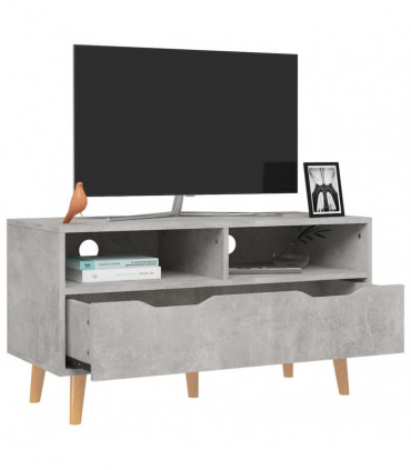 TV Cabinet Concrete Grey 90x40x48.5 cm Engineered Wood