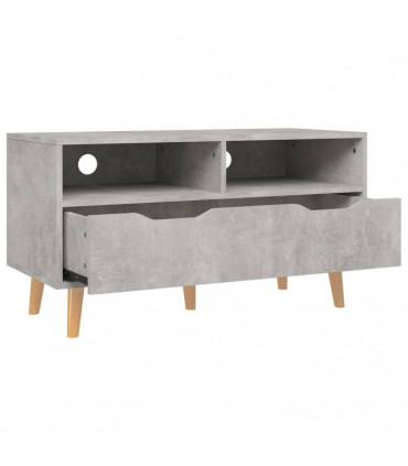 TV Cabinet Concrete Grey 90x40x48.5 cm Engineered Wood