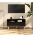 TV Cabinet High Gloss Black 90x40x48.5 cm Engineered Wood
