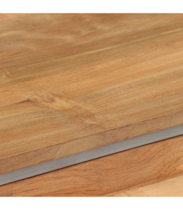 TV Cabinet Recycled Teak and Steel 120x30x40 cm