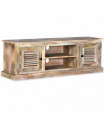 TV Cabinet Solid Mango Wood