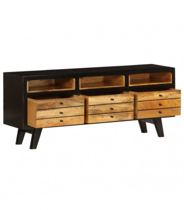 TV Cabinet Solid Mango Wood 120x30x50 cm