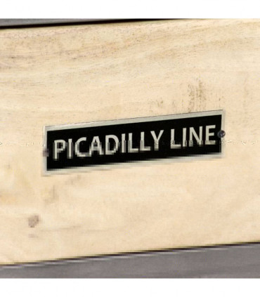 TV Cabinet Solid Mango Wood and Steel 120x30x45 cm