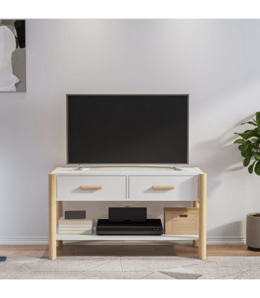 TV Cabinet White 82x38x45 cm Engineered Wood