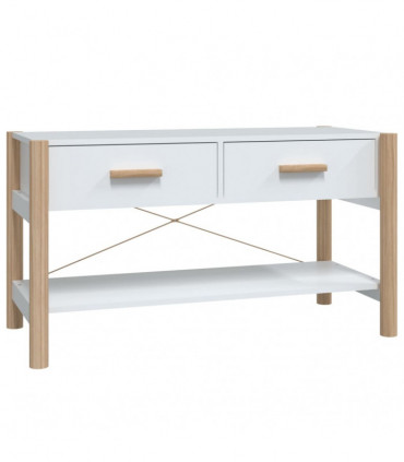 TV Cabinet White 82x38x45 cm Engineered Wood