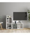 TV Cabinets 2 pcs White 72x35x36.5 cm Engineered Wood