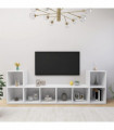 TV Cabinets 4 pcs White 72x35x36.5 cm Engineered Wood