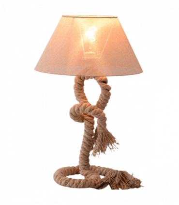 Table Lamp Indispensable Nautical Twisted Rope E27 Base Bedside Light