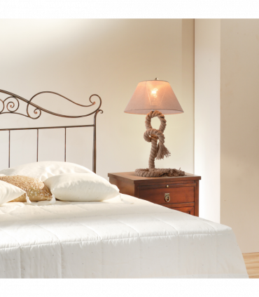 Table Lamp Indispensable Nautical Twisted Rope E27 Base Bedside Light