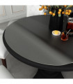 vidaXL Table Protector Matte Ø 100 cm 2 mm PVC