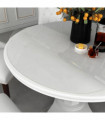 vidaXL Table Protector Transparent Ø 120 cm 2 mm PVC