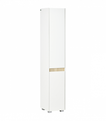 Tall Bathroom Cabinet Modern Freestanding Tallboy w/ Adjustable Shelves White