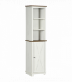 Tall Bathroom Cabinet Storage Cupboard with Door, Adjustable Shelves