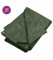 vidaXL Tarpaulin 180 g/m² 8x8 m Green HDPE