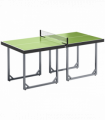 Tennis Table Ping Pong Foldable with Net Game Steel 182cm Indoor, Green HOMCOM