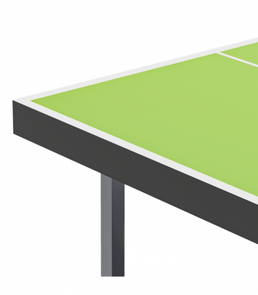 Tennis Table Ping Pong Foldable with Net Game Steel 182cm Indoor, Green HOMCOM