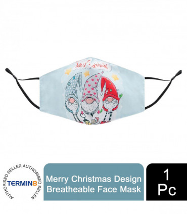 Termin8 Merry Christmas Design Breathable Masks- Design 6