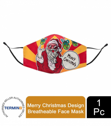 Termin8 Merry Christmas Design Breatheable Masks- Design 10