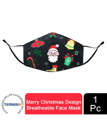Termin8 Merry Christmas Design Breatheable Masks- Design 12