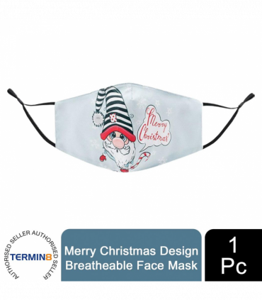 Termin8 Merry Christmas Design Breatheable Masks- Design 5