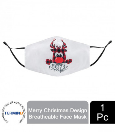 Termin8 Merry Christmas Design Breatheable Masks- Design 7