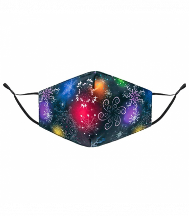 Termin8 Printed Pattern, Lightweight Breathable Mask, Design 1