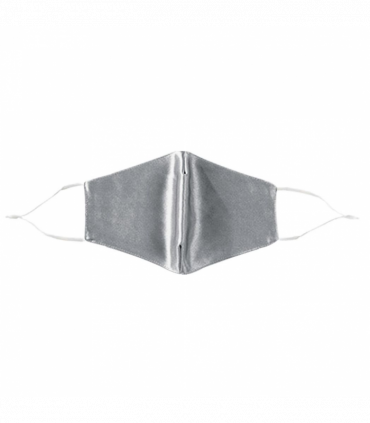 Termin8 Satin Silk, Lightweight Breathable Festival Face Mask, Grey