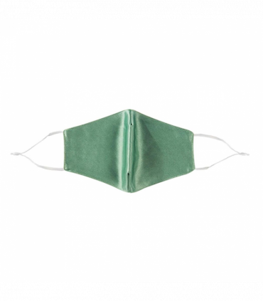 Termin8 Satin Silk, Lightweight Breathable, Washable & Festival Face Mask, Jade