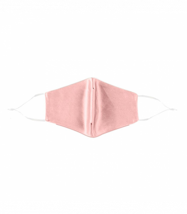 Termin8 Satin Silk, Lightweight Breathable, Washable Face Mask, Blush Pink