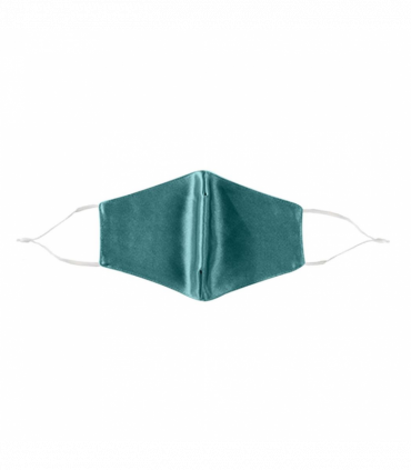 Termin8 Satin Silk, Lightweight Breathable, Washable&Festival Face Mask, emerald