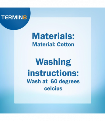 Termin8 Triple Layer Reusable Cotton Face Mask with Activated Charcoal Filter Pocket and Nose Pin, Machine Washable - Black