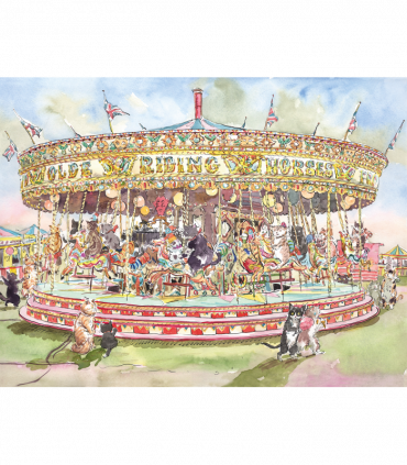 The Cat Carousel 1000 Piece Jigsaw